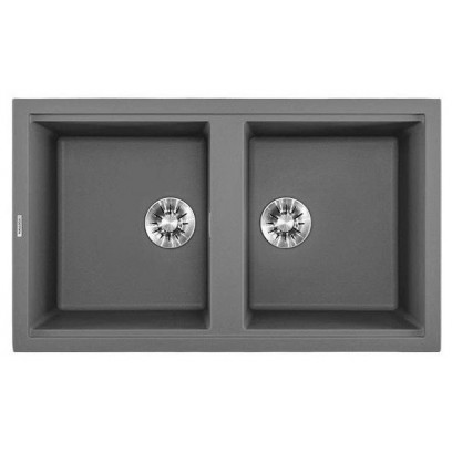 Chậu Đá Granite Rửa Chén Malloca Grey K45099 860x510 mm - Tuấn Đức
