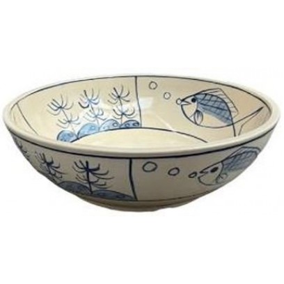 Chậu Rửa Mặt Lavabo Kanly GV102 Bằng Gốm Việt Nam Kiểu Xưa