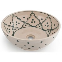 Chậu Rửa Mặt Lavabo Kanly GV104 Bằng Gốm Việt Nam Kiểu Xưa