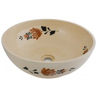 Chậu Rửa Mặt Lavabo Kanly GV105 Bằng Gốm Việt Nam Kiểu Xưa