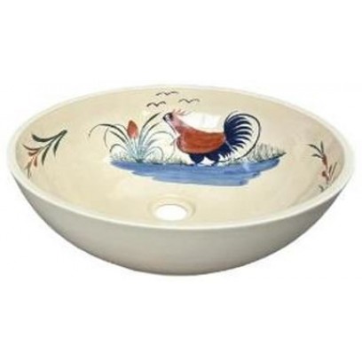 Chậu Rửa Mặt Lavabo Kanly GV107 Bằng Gốm Việt Nam Kiểu Xưa