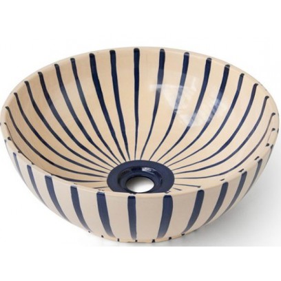 Chậu Rửa Mặt Lavabo Kanly GV114 Gốm Mỹ Thuật Việt Nam Đặt Bàn