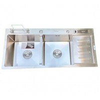 Chậu Rửa Chén Sơn Hà HM.X.2C.100.2.3 Inox 304 2 Hộc 1 Cánh