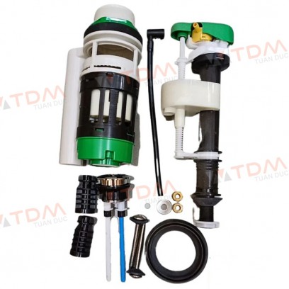 Bộ Xả Bồn Cầu TOTO HTSV769R  2 Khối Xả Nhấn (CS769, S769DR) Bộ xả bồn cầu 2 khối TOTO HTSV769D thay cho két nước S769DR, S838D, S948D