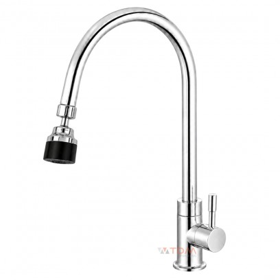 Vòi rửa chén bát Caesar K035CV nước lạnh cho chậu bếp - Tuấn Đức