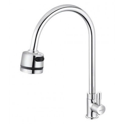 Vòi rửa chén bát Caesar K035CV nước lạnh cho chậu bếp - Tuấn Đức