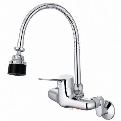 Vòi Bếp Nóng Lạnh CAESAR K526C Gắn Tường Vòi Rửa Chén