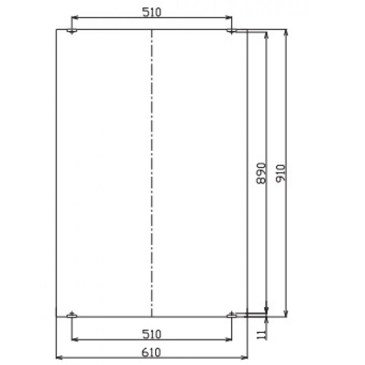 Gương phòng tắm Inax KF-6090VA tráng bạc 600x900 mm - Tuấn Đức