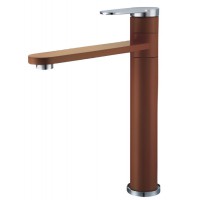 Vòi Lavabo Kanly KLA11 Nóng Lạnh Bằng Đồng Màu Nâu