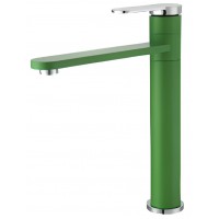 Vòi Lavabo Kanly KLA16 Nóng Lạnh Bằng Đồng Màu Xanh Lá