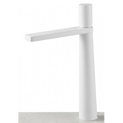 Vòi Lavabo Kanly KLA43 Nóng Lạnh Bằng Đồng Màu Trắng - Tuấn Đức