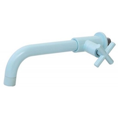 Vòi Lavabo Kanly KLT115 Lạnh Gắn Tường Xanh Pastel - Tuấn Đức