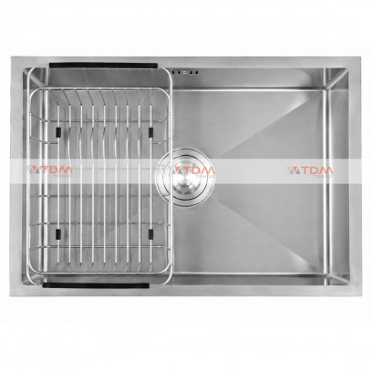 Chậu Rửa Chén Inox Caesar KSH11H060SX 1 Hộc 600x450mm Lắp Âm - Tuấn Đức