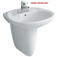 [HÀNG TRƯNG BÀY] Lavabo Treo Tường Inax L-284V/L-284VC Kèm Chân Ngắn - Tuấn Đức