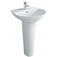 Chậu Lavabo Inax L-288V/L-288VD Treo Tường Kèm Chân Dài