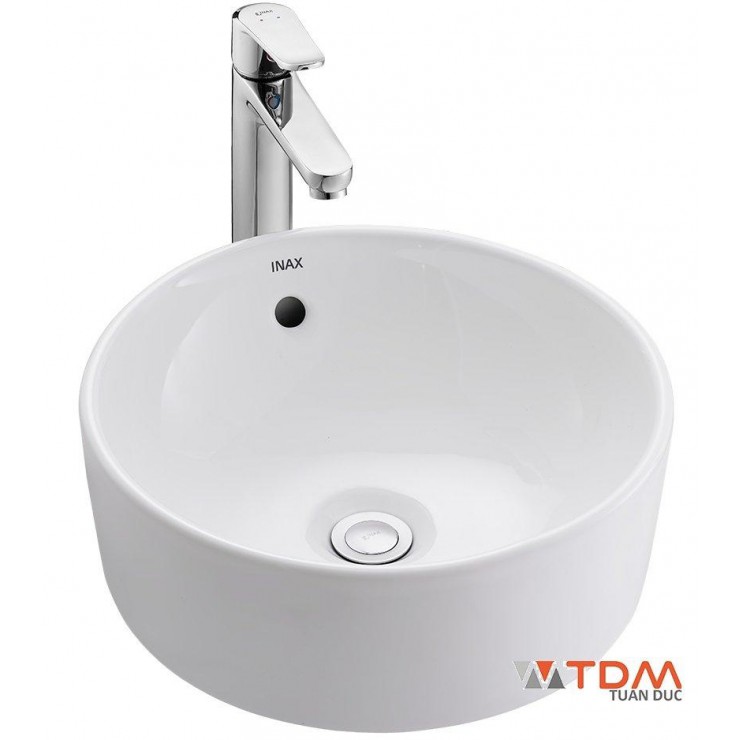 Chậu Rửa Lavabo Inax L-295V Đặt Bàn Tròn