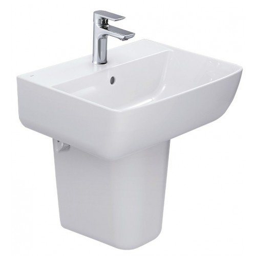 Bộ chậu rửa mặt lavabo Inax L-312V/L-298VC treo tường chân ngắn - Tuấn Đức