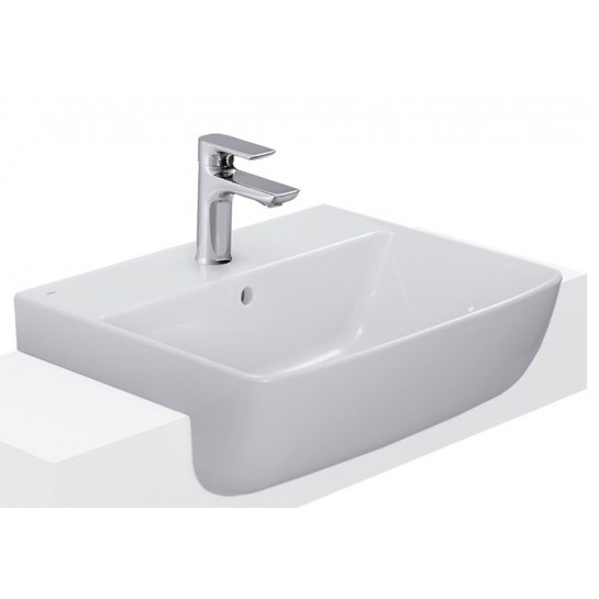 Chậu Rửa Mặt Lavabo Inax L-345V Bán Âm Chậu Rửa Lavabo