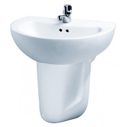 Chậu Lavabo Caesar Chân Ngắn L2150/P2441 (TDM)