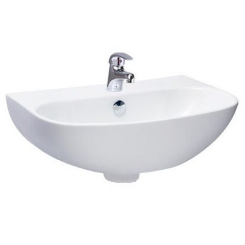 Chậu rửa mặt lavabo Caesar L2150 treo tường không chân - Tuấn Đức