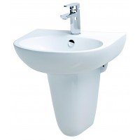 Chậu Lavabo Caesar Chân Ngắn L2152/P2443