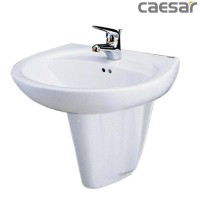 [HÀNG TRƯNG BÀY] Chậu Rửa Lavabo CAESAR Kèm Chân Treo L2220/P2436