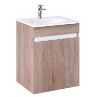 Bộ Tủ Lavabo Treo Caesar L5022/EH15022AW7V Màu Vân Gỗ