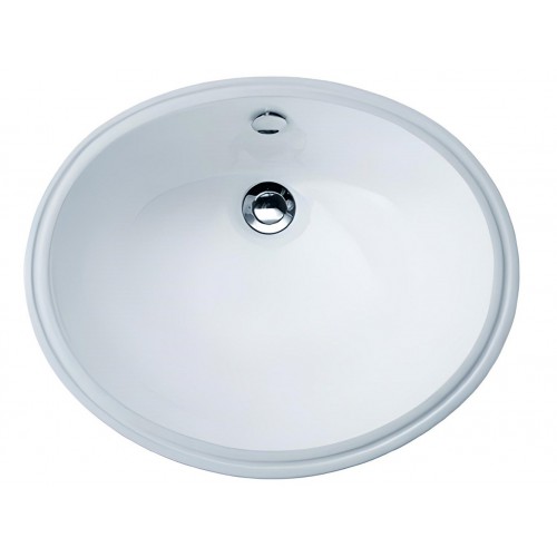 Chậu rửa mặt lavabo Caesar L5115 âm bàn đá Oval 455x385mm - Tuấn Đức