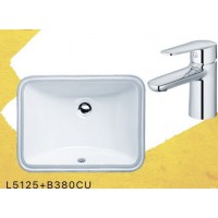 Combo Caesar Lavabo Và Vòi Nóng Lạnh L5125 + B380CU
