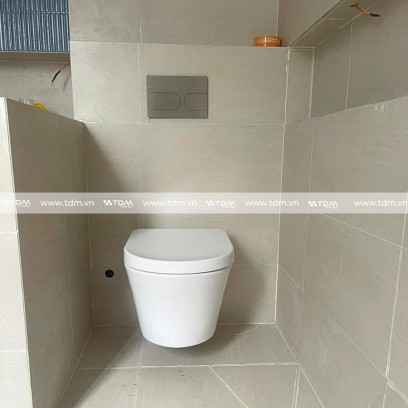 Dịch vụ lắp đặt bồn cầu treo tường két nước âm - TDM Tuấn Đức 