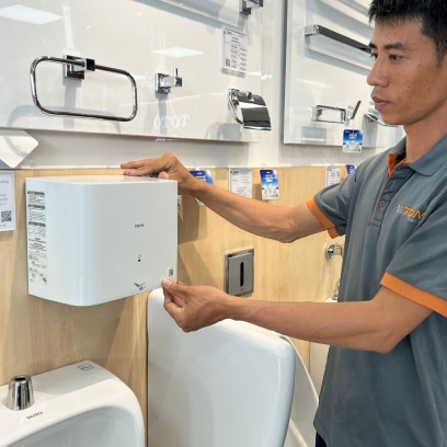 Dịch Vụ Lắp Đặt Máy Sấy Khô Tay - TDM Tuấn Đức