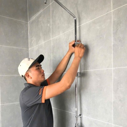 Dịch vụ lắp đặt thân sen cây nóng lanh - TDM Tuấn Đức