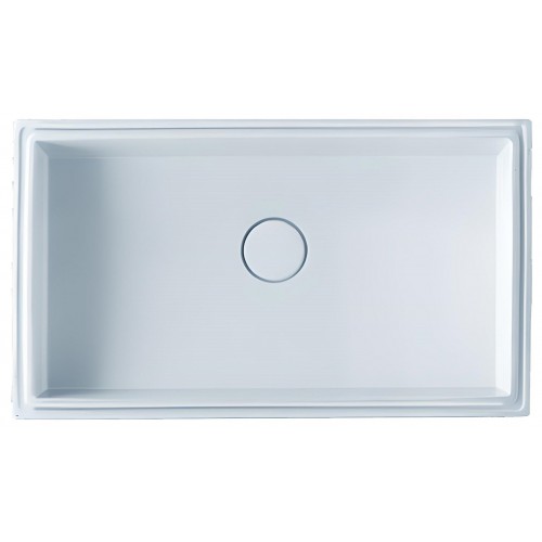 Chậu rửa mặt lavabo Caesar LF5130 âm bàn đá chữ nhật 390x665mm - Tuấn Đức