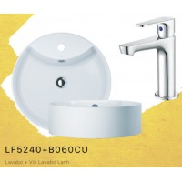 Combo Caesar Lavabo Và Vòi Lạnh LF5240 + B060CU