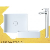 Combo Caesar Lavabo Và Vòi Lạnh LF5254 + BT061CU
