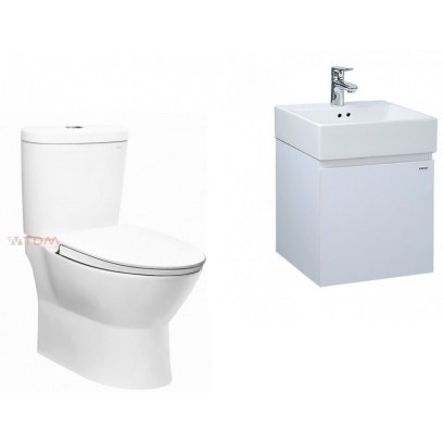 Combo Caesar Bộ Tủ Và Bồn Cầu  LF5261 + EH05261AV + CD1320