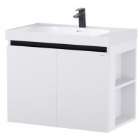 Bộ Tủ Lavabo Caesar LF5358/EH15358CRV Trắng Chữ Nhật 460 x 800mm