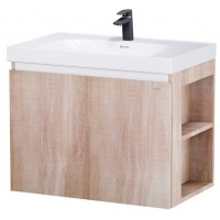 Bộ Tủ Lavabo Caesar LF5358/EH15358CRW7V Chữ Nhật Vân Gỗ 460 x 800mm