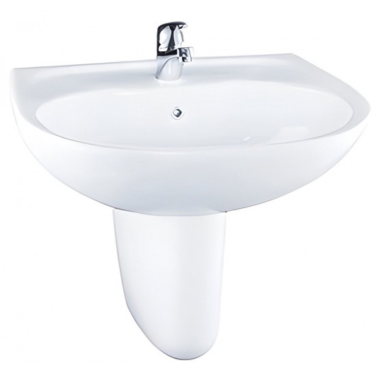 Lavabo TOTO LHT236CS Treo Tường Chân Ngắn Chậu Rửa Lavabo