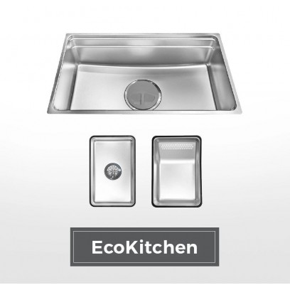 Chậu Rửa Chén Malloca LINEN MS7643S Inox 304 1 Hộc 