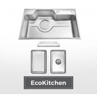 Chậu Rửa Chén Malloca LINEN MS8048SS Inox 304 1 Hộc 