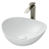 Chậu Rửa Lavabo TOTO LT4704G17#MW Đặt Bàn Màu Trắng Mờ 420x460x177 mm