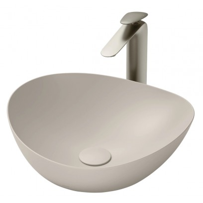 Chậu Rửa Lavabo TOTO LT4704G19#MBE Đặt Bàn Màu Be Mờ 420x460x177 mm