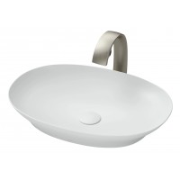 Chậu Rửa Mặt Lavabo TOTO LT4706#MW Đặt Bàn Màu Trắng Mờ 600x420 mm