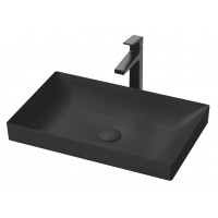 Chậu Rửa Mặt Lavabo TOTO LT4716G17#MBL Đặt Bàn Màu Đen Mờ 600x380 mm