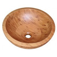 Chậu Lavabo Kanly LTE11 Đặt Bàn Gỗ Tre 420mm