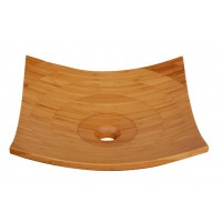 Chậu Lavabo Đặt Bàn Gỗ Tre Kanly LTE31 410x140