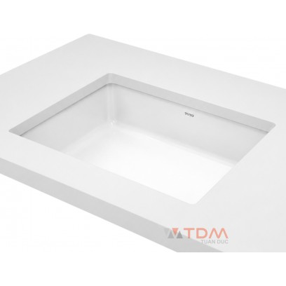 Chậu rửa mặt lavabo TOTO LW1556A#XW âm bàn đá 588x430mm