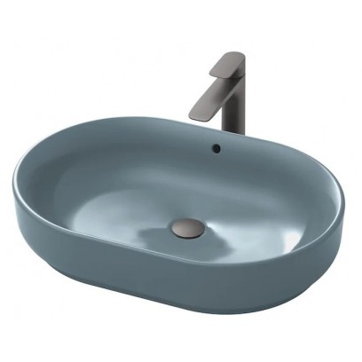 Chậu Rửa Lavabo TOTO LW896JW/F#ASB Đặt Bàn Xanh Tro Chậu rửa mặt lavabo TOTO LW896JW/F#ASB đặt bàn xanh tro 620x430 mm