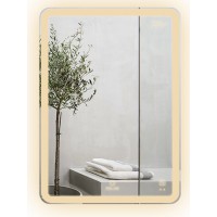 [HÀNG TRƯNG BÀY] Gương Led GLS M35R36 Dòng M Ánh Sáng Ngoài Hình Chữ Nhật 50x70 cm